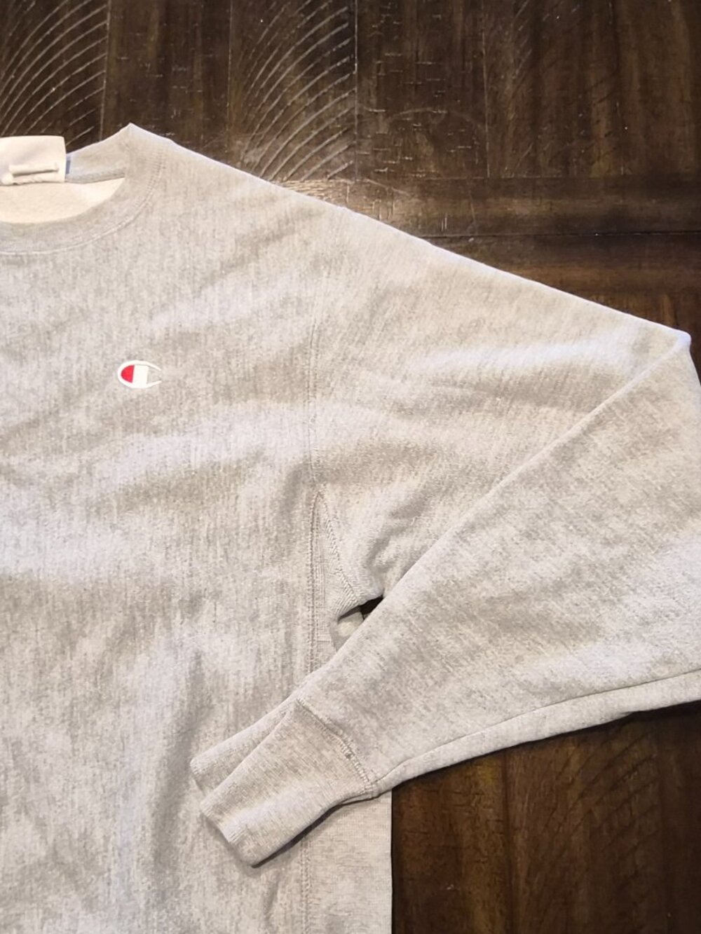 Champion Reverse Weave Blank Gray Sweatshirt Sportswear Y2K VTG Size Small G916
